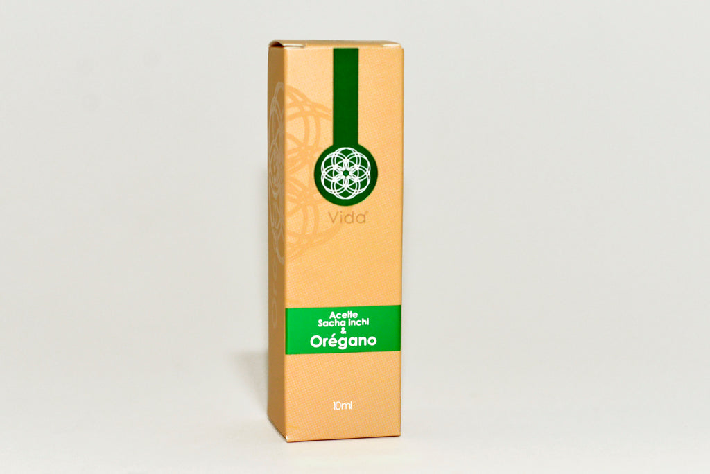 Oregano and Organic Sacha Inchi Oil in Amber Glass Bottle – Vida Productos Ancestrales