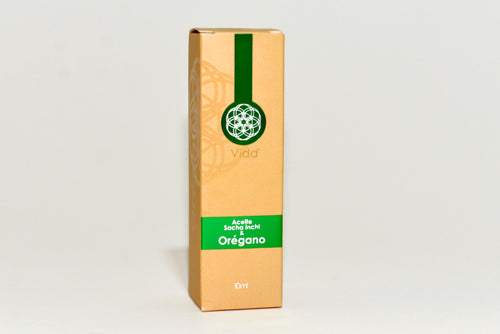 Oregano and Organic Sacha Inchi Oil in Amber Glass Bottle – Vida Productos Ancestrales